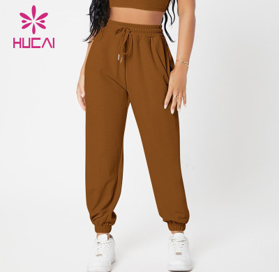 OEM Streetwear Pocke Loose  Sport Joggers For Womens Manufacturer In China