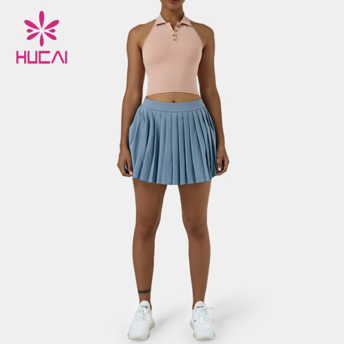 ODM&OEM Pockets Pleated Skirt Leisure Wear For Women China Manufacturer