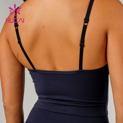 OEM Drawstring Design Adjustable Straps China Manufacturer Tank Top For Women