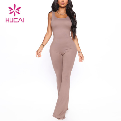Women High Quality Back Hollow Skinny Jumpsuit China Manufacturer