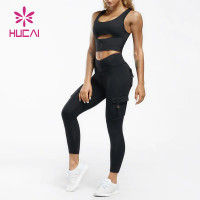 Hot Sale Hollow Out Waist  White Sports Bra China Manufacturer