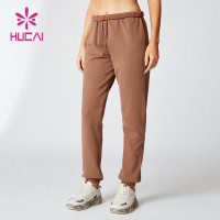 High Waisted Strapped Leg Sweatpants China Leggings Supplier