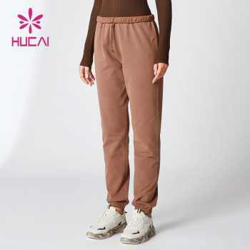 High Waisted Strapped Leg Sweatpants China Leggings Supplier