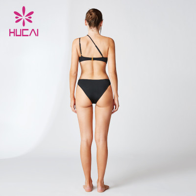 One-shoulder Sling Hollowout Swimsuit Sportswear China Manufacturer