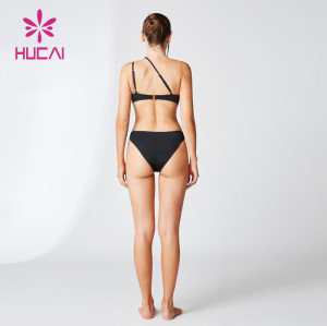 One-shoulder Sling Hollowout Swimsuit Sportswear China Manufacturer