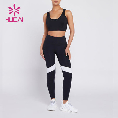 V-shaped Back Stripes Design Sports Bra Women China Manufacturer