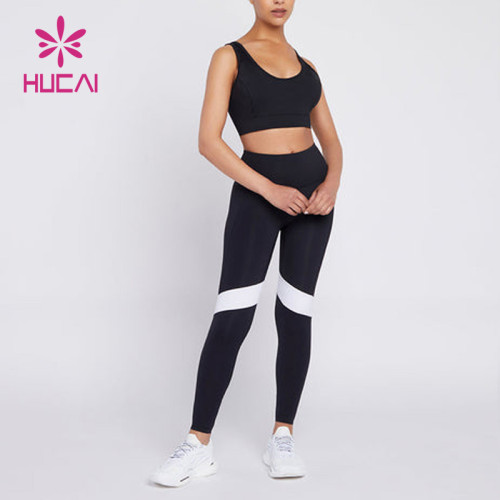 V-shaped Back Stripes Design Sports Bra Women China Manufacturer