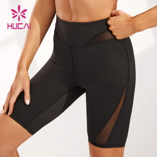 Hollow Out Design Details Short Sportswear Hucai China Factory
