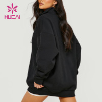Cold Proof Fabric Design Long Sleeve Female Hucai Sportswear Manufacturer