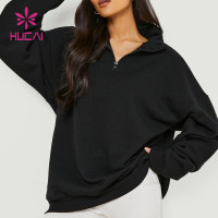 Cold Proof Fabric Design Long Sleeve Female Hucai Sportswear Manufacturer
