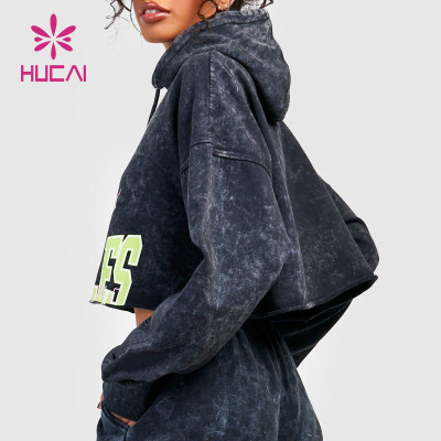 Fashion Big Logo Design Hoodie For Women Manufacturer