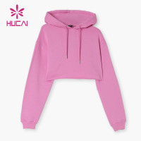 Basic Short Hoodie For Women ODM/OEMChina Manufacturer