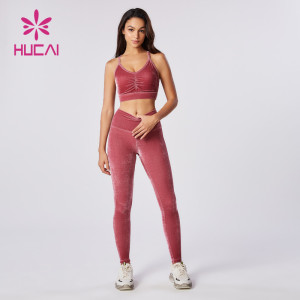 Velvet Fabric Slim-fit Details Leggings China Female Leggings Supplier