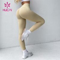 HUCAI Custom Butt Lift Leggings Custom Women High Waist Yoga Pants Clothing Manufacturer