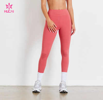 HUCAI OEM High-Waisted Hip-Lifting Slim and Tight Leggings Womens Manufactured in China