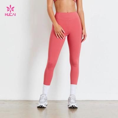 HUCAI OEM High-Waisted Hip-Lifting Slim and Tight Leggings Womens Manufactured in China