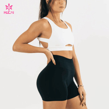 HUCAI Private Label Sports Bra Moisture-wicking Premium Quality China