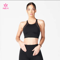 Hucai Fashion High Support Y Back Sport Bra for Women China OEM Clothes Factory