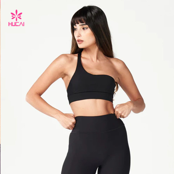 HUCAI Private Label Women's Asymmetric Bra New Design Premium Quality China