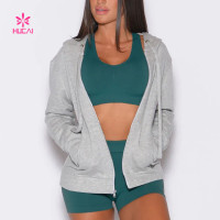 HUCAI OEM Oversized Hoodie With Thumb Holes Leisure Sports Wear Manufacturing