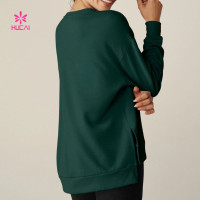HUCAI Private Brand Oversized Pullover Softest Coziest Fleece Gym Wear Manufacturer