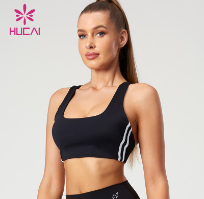 Hucai Custom Label Private Barbie Pink Yoga Fitness Breathable