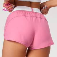 HUCAI ODM Mini Sports Shorts "Y" Font Elastic Waist Quick-drying Fitnesswear Supplier