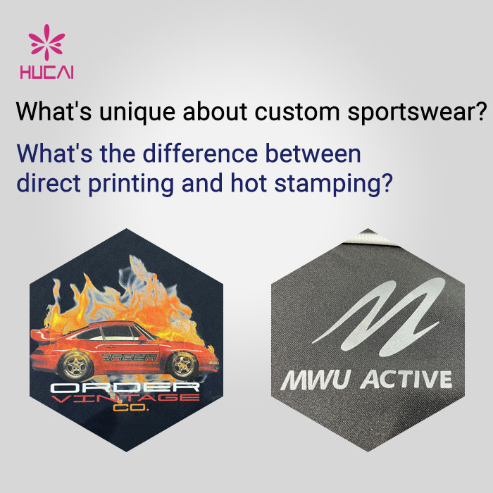 What is the difference between DTG and Heat-transfer process for customized sportswear?