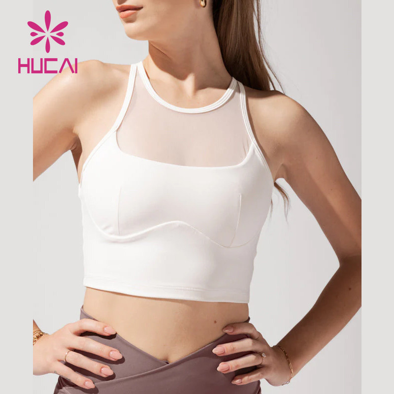 Hucai High Quality Asymmetrical Design Women Yoga Fitness Running Lady  Sports Bras - China Sports Bras and Women Sports Bras price