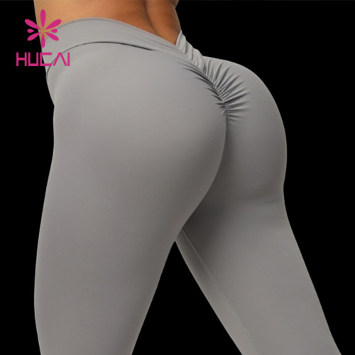 HUCAI OEM Custom Leggings Strong and Durable Elasticity Women Yoga Clothing Manufacturer