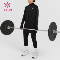 HUCAI OEM Quarter Zipper Style Stylish and Modest  Muslim Sportswear Supplier