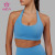 HUCAI ODM Sports Bras High Quality Hanging neck backless yoga Sportswear Manufacturer