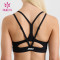HUCAI OEM ODM Fitness Sports Bras Adjustable Shoulder Strap Custom Fitness wear Manufacturer
