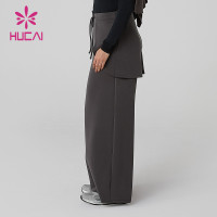 HUCAI OEM Women's Training Pants Drawstring Belt Muslim sports pants Custom Manufacturer