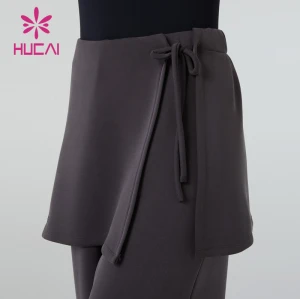 HUCAI OEM Women's Training Pants Drawstring Belt Muslim sports pants Custom Manufacturer