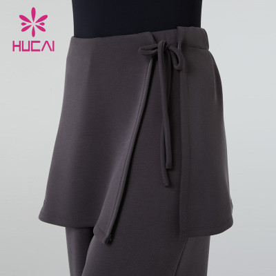 HUCAI OEM Women's Training Pants Drawstring Belt Muslim sports pants Custom Manufacturer