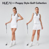 HUCAI Sportswear Manufacturer 2025 S/S Women's Sportswear New Preppy Style Golf Collection