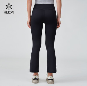 HUCAI OEM Tummy Control Workout Sports High Waist Yoga Pants Casual Sportswear Manufacturer