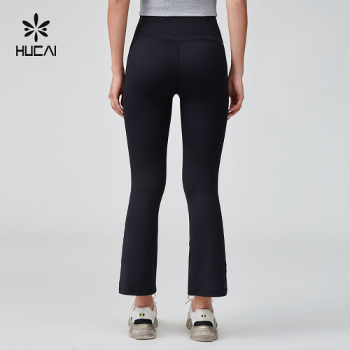 HUCAI OEM Tummy Control Workout Sports High Waist Yoga Pants Casual Sportswear Manufacturer