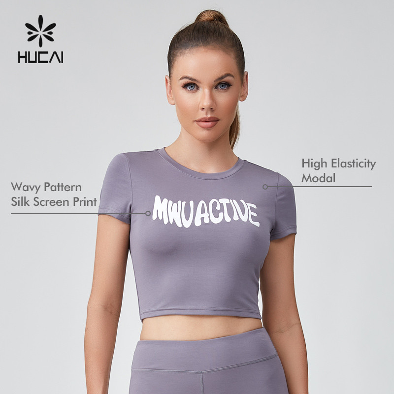 Custom Yoga T Shirt Manufacturer