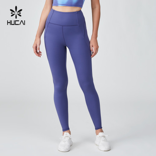 HUCAI Sportswear Manufacturer|High Quality Polyester Spandex High Waist Women Sports Legging