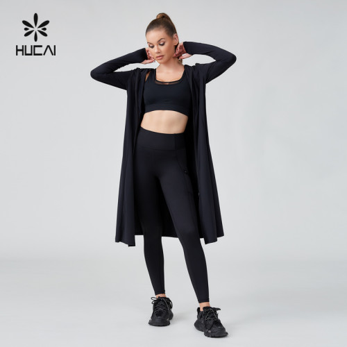 HUCAI Sportswear Manufacturer|Women Modest Long Sun Protection Outdoor Running Jacket