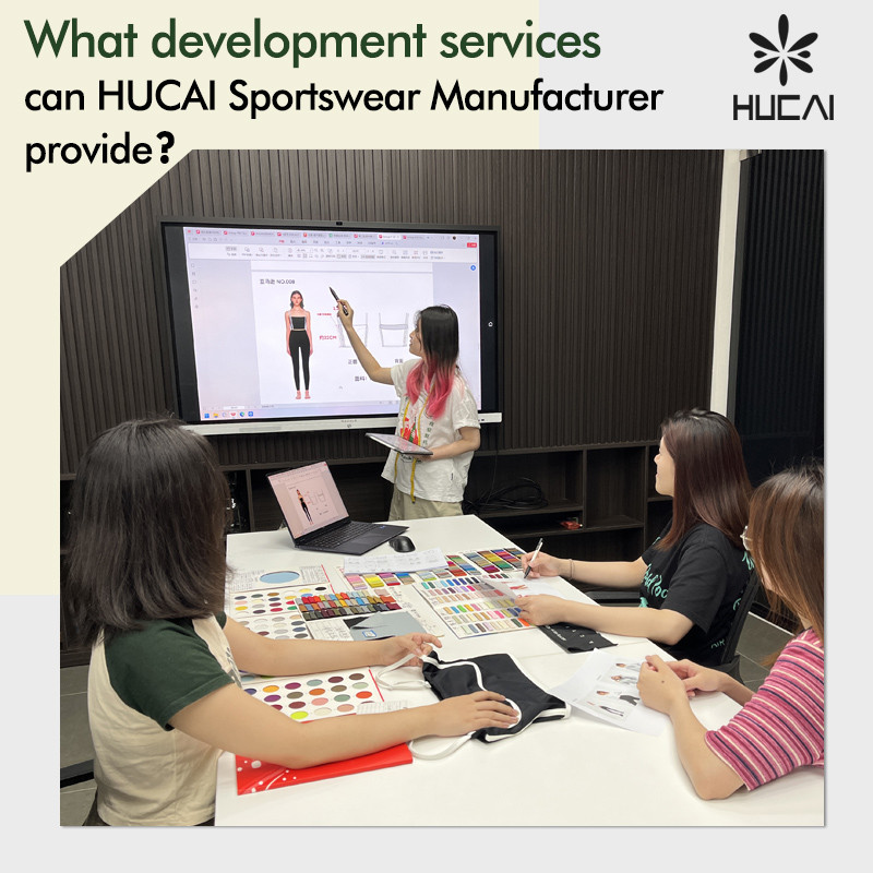 What development services can HUCAI Sportswear Manufacturer provide?