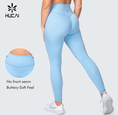 HUCAI OEM High Waisted Workout Leggings Hip-Lifting Slim and Tight Gym Wear Manufacturer