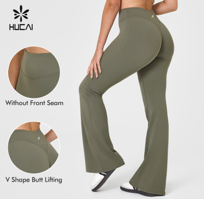 Dark green High-waist Hip-lifting Leggings Manufacturer And Supplier
