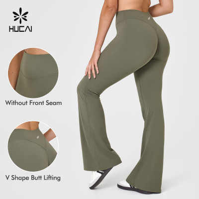 Dark green High-waist Hip-lifting Leggings Manufacturer And Supplier