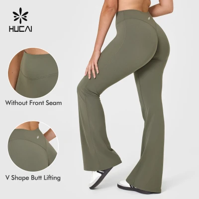 Dark green High-waist Hip-lifting Leggings Manufacturer And Supplier