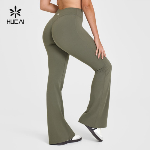 Dark green High-waist Hip-lifting Leggings Manufacturer And Supplier