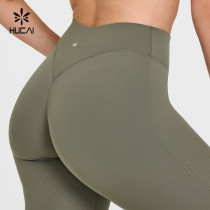 Dark green High-waist Hip-lifting Leggings Manufacturer And Supplier