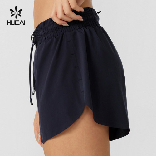 China Supplier Private Label Women Drawstring Gym Shorts Manufacturer